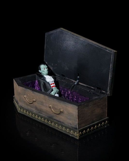 Dracula’s Slumber Vampire in Coffin Halloween Display