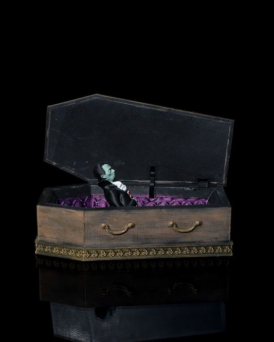 Dracula’s Slumber Vampire in Coffin Halloween Display