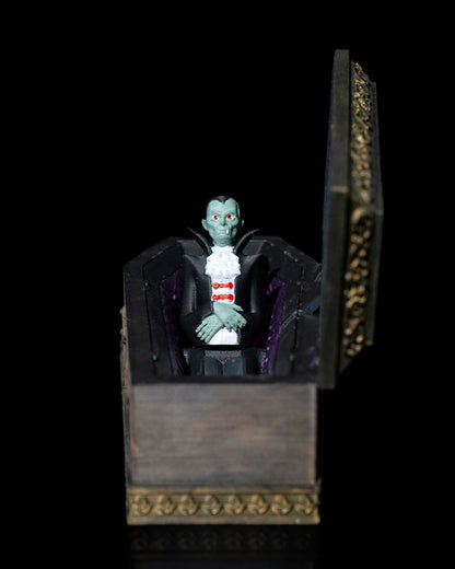 Dracula’s Slumber Vampire in Coffin Halloween Display