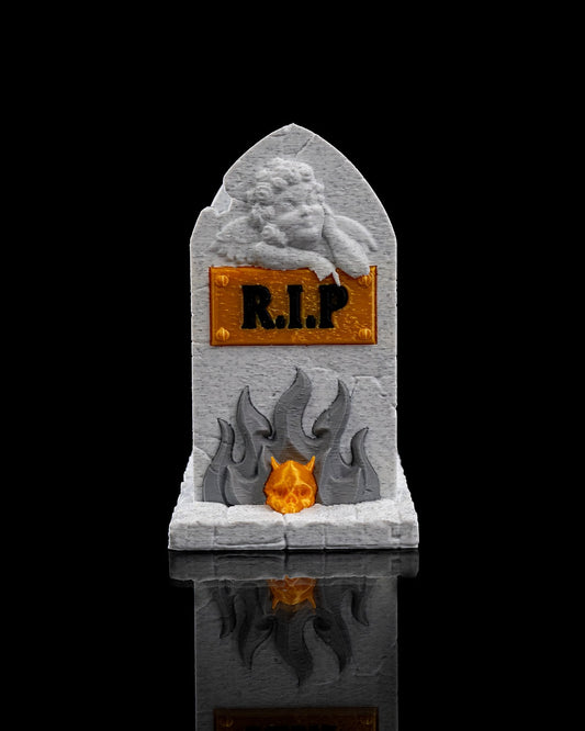 Tombstone Napkin Holders – 3 Styles Gothic Halloween Table Decor | Creepy Gravestone Napkin Stand | 3D Printed Haunted House Party Props