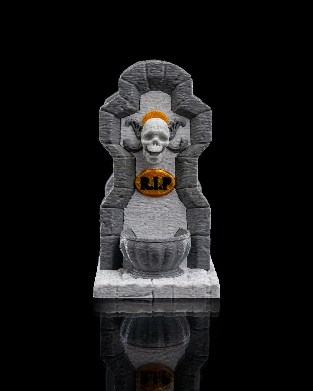 Tombstone Napkin Holders – 3 Styles Gothic Halloween Table Decor | Creepy Gravestone Napkin Stand | 3D Printed Haunted House Party Props