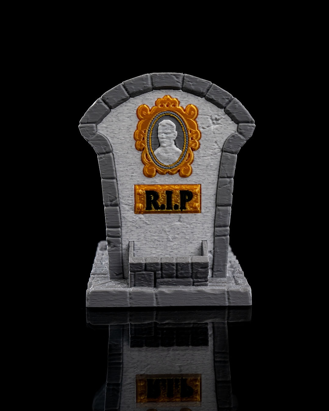 Tombstone Napkin Holders – 3 Styles Gothic Halloween Table Decor | Creepy Gravestone Napkin Stand | 3D Printed Haunted House Party Props