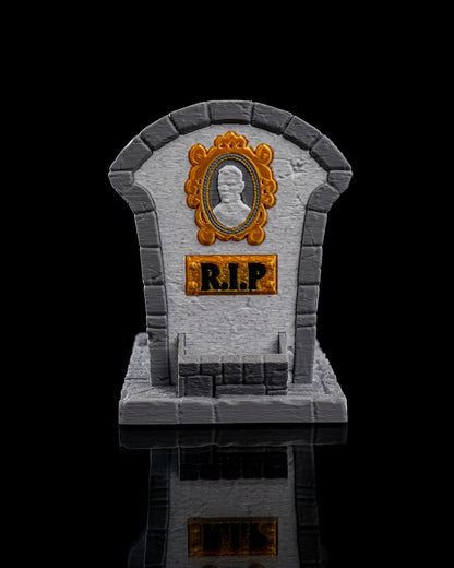 Tombstone Napkin Holders – 3 Styles Gothic Halloween Table Decor | Creepy Gravestone Napkin Stand | 3D Printed Haunted House Party Props
