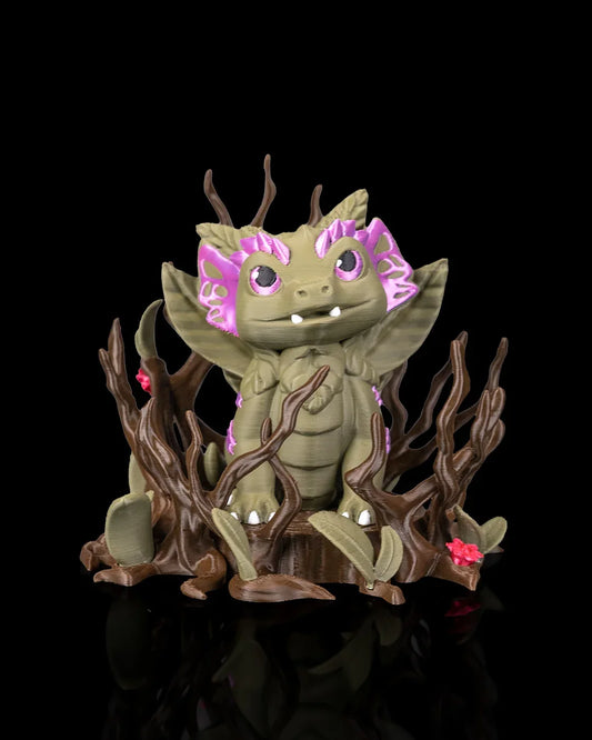 Flora Dragon Egg – Blooming with Magic - Fusion Layer 3D