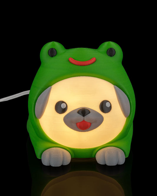 Frug Night Light Frog Costume Puppy LED Lamp