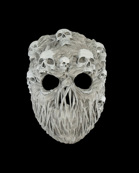Skull Horror Mask – Creepy Halloween Skull Face Mask | 3D Printed Horror Costume Prop | Scary Cosplay Mask (3 Sizes)