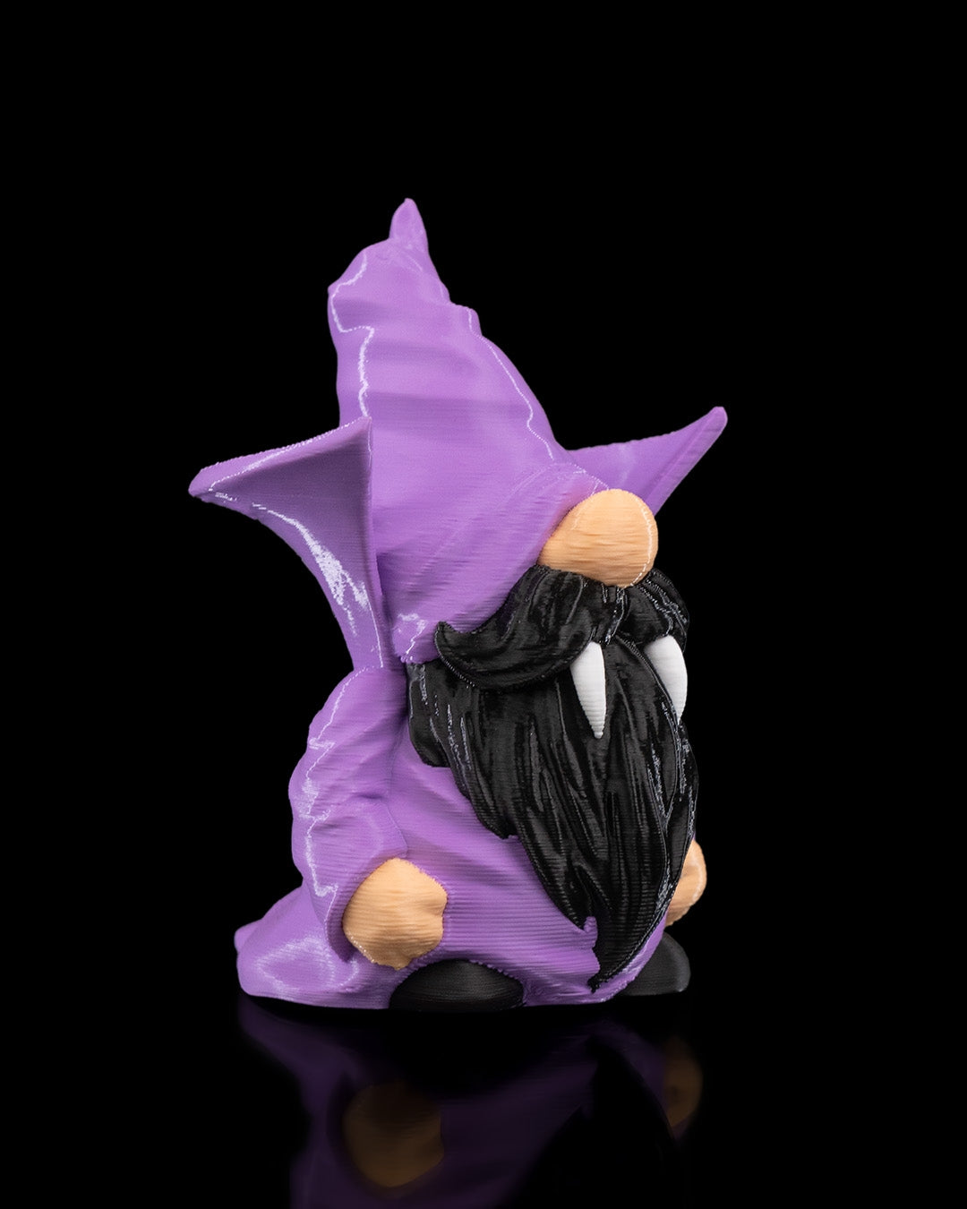 Halloween Gnome Figurines – 3 Styles Spooky Gnome Statues | Pumpkin, Witch & Bat Gnome Set | 3D Printed Halloween Decor (4 Inches)