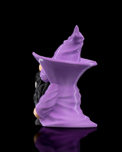 Halloween Gnome Figurines – 3 Styles Spooky Gnome Statues | Pumpkin, Witch & Bat Gnome Set | 3D Printed Halloween Decor (4 Inches)
