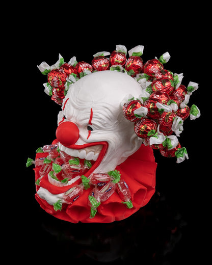 Creepy Clown Candy Holder – Scary Halloween Clown Bowl | Horror Party Table Decor | 3D Printed Circus Clown Candy Dish (7.5 Inches)