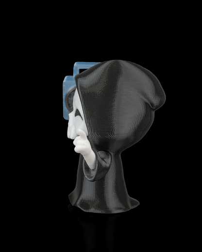 Groove Reaper Figurine – Grim Reaper with Boombox | 3D Printed Halloween Collectible | Killer Holidays Collection