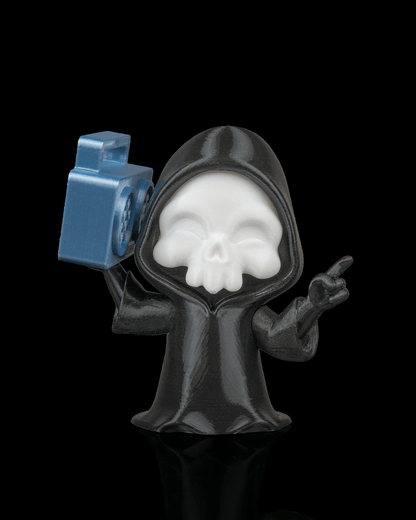 Groove Reaper Figurine – Grim Reaper with Boombox | 3D Printed Halloween Collectible | Killer Holidays Collection