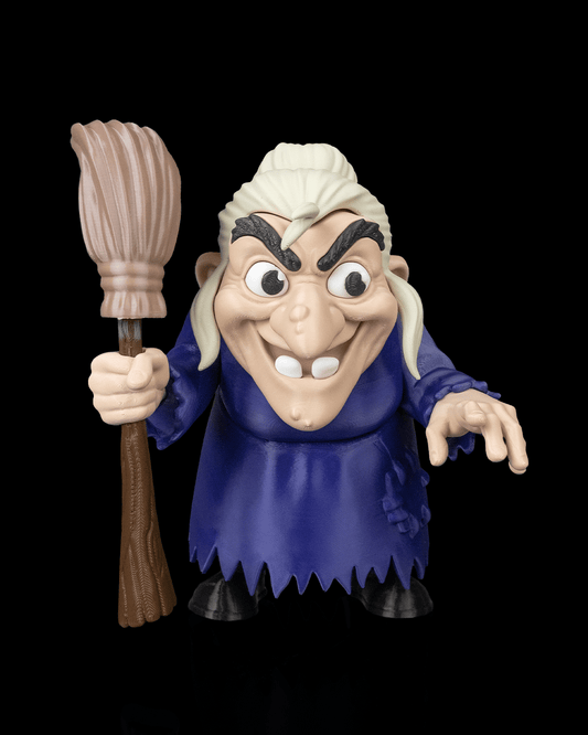 Hagatha Hex Witch – Creepy Keepers Halloween Figure |  3D Printed Horror Toy | Spooky Witch Collectible Décor