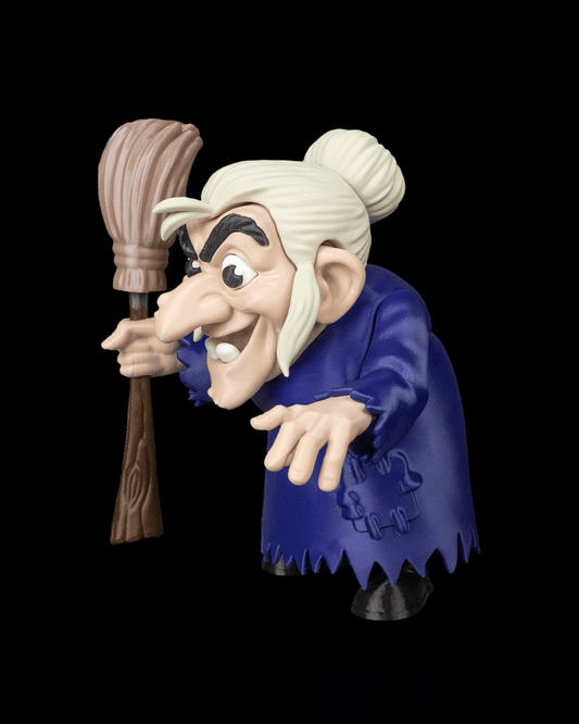Hagatha Hex Witch – Creepy Keepers Halloween Figure |  3D Printed Horror Toy | Spooky Witch Collectible Décor