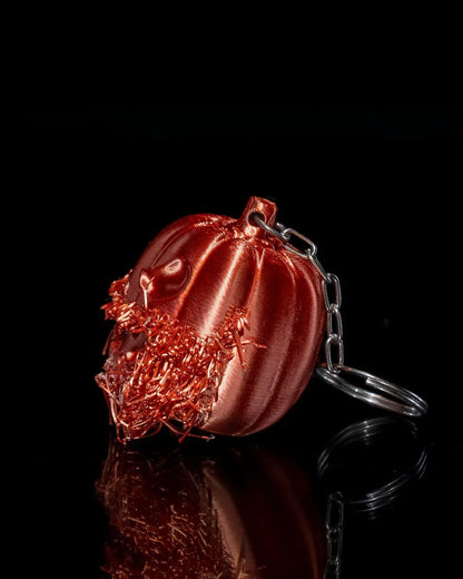 Hairy Pumpkin Keychain – Spooky, Silly, and Stress-Relieving! - Fusion Layer 3D