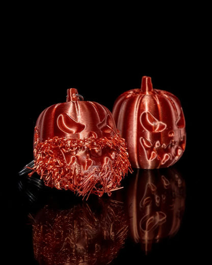 Hairy Pumpkin Keychain – Spooky, Silly, and Stress-Relieving! - Fusion Layer 3D