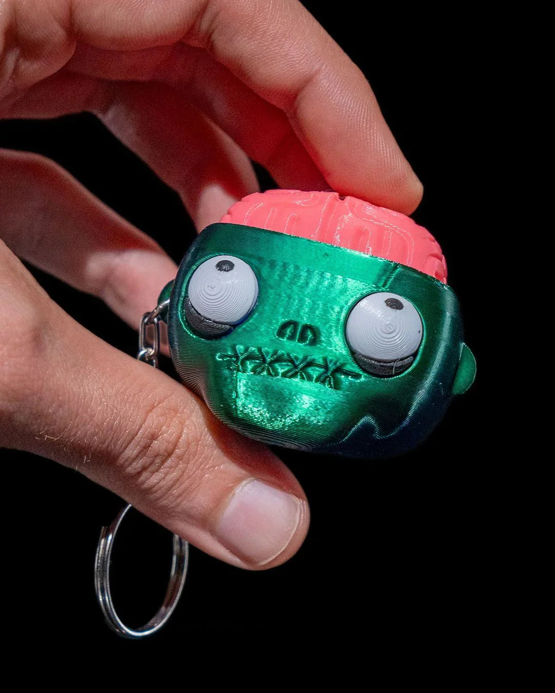 Jack the Fidget Zombie – Brainy Keychain Fun! - Fusion Layer 3D