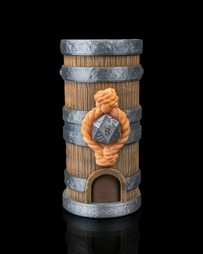 Keg of Fate  RPG Dice Tower Storage Box