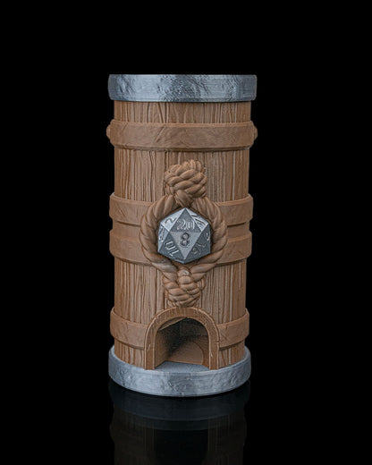 Keg of Fate  RPG Dice Tower Storage Box