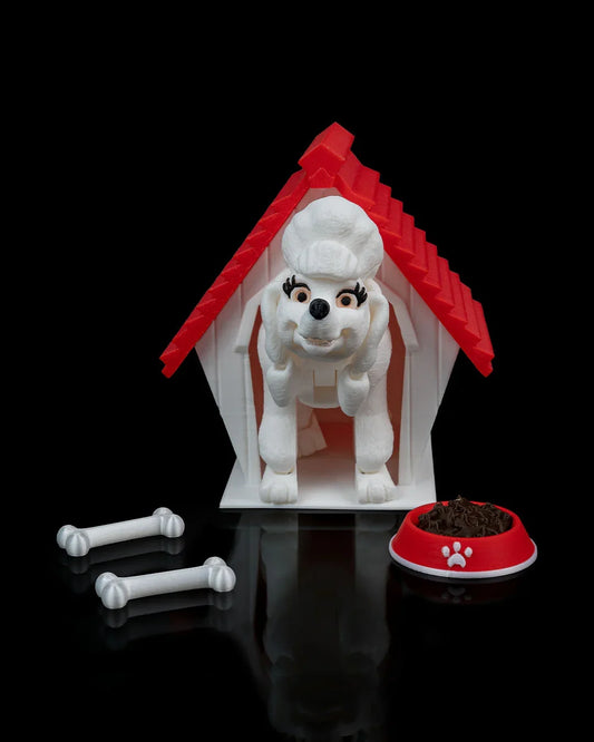 Lizzie – The Fancy and Fluffy Poodle - Fusion Layer 3D