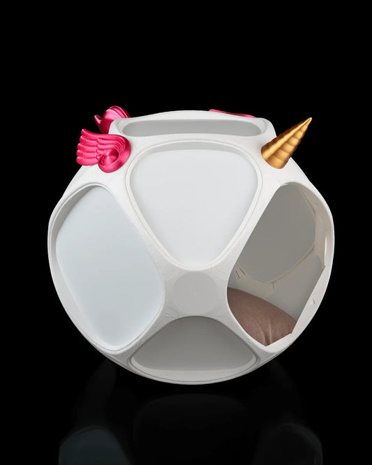 Magic Unicorn Pet Pod – A Mythical Retreat for Your Pet - Fusion Layer 3D