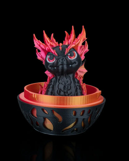 Magnos – The Fiery Hatchling Dragon - Fusion Layer 3D