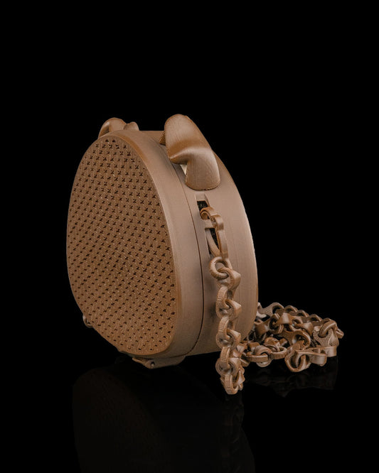 The Pupurse – Dog Ear Mesh 3D Printed Crossbody Bag | Playful Animal Lover Purse with Custom Strap Length