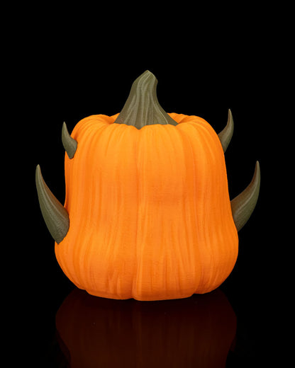 Pumpgrin Trio – Halloween Pumpkin Set of 3 | Creepy Jack-o’-Lantern Figurines | 3D Printed Spooky Pumpkin Décor