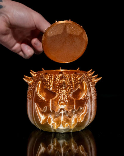 Spiked Pumpkin Candy Bucket – A Hauntingly Cool Treat Holder - Fusion Layer 3D