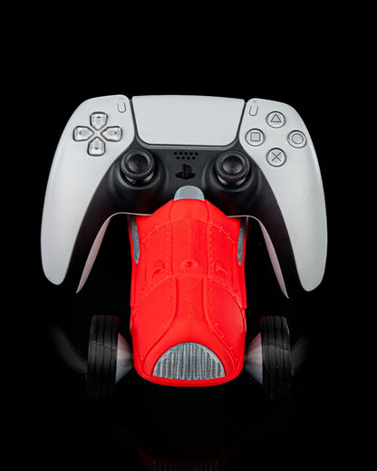 Racing Car Controller Holder – Retro Red Racer Stand for PS5, Xbox & More