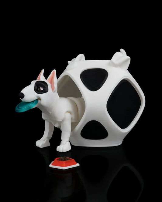 Rex – The Bold and Bouncy Bull Terrier - Fusion Layer 3D