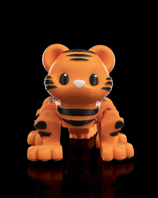 Runner the Tiger – Fierce, Fast, and Ready to Roam - Fusion Layer 3D