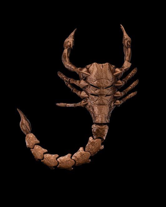 Scorpion Grasp Mask – Creepy Insect Halloween Mask | 3D Printed Scorpion Costume Prop | Horror Cosplay Mask (3 Sizes)