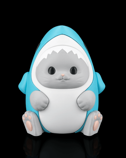Sharkitty Night Light Cat in Shark Costume LED Lamp
