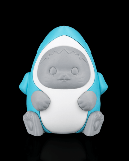 Sharkitty Night Light Cat in Shark Costume LED Lamp