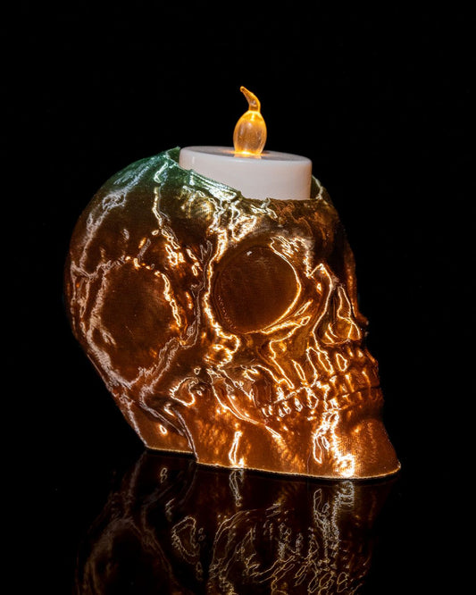 Skull Electric Candle Holder