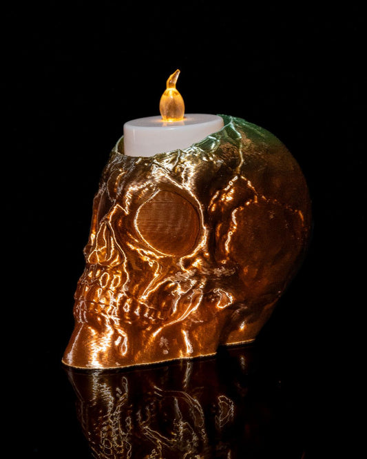Skull Electric Candle Holder
