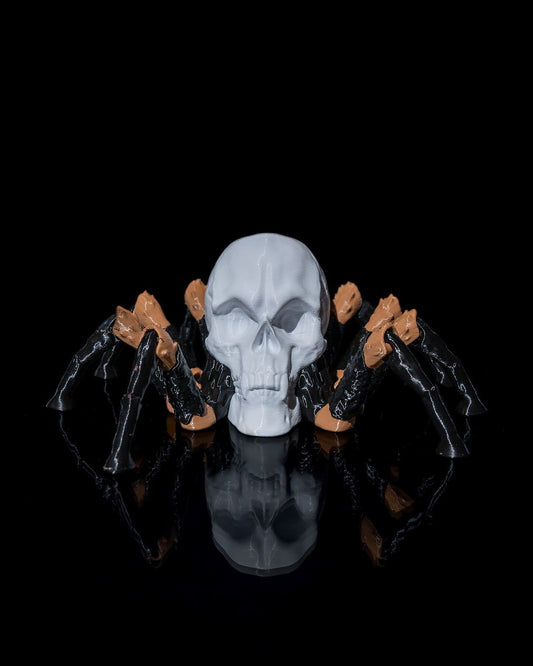 Skull Spider Articulated Halloween Decoration