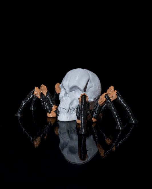 Skull Spider Articulated Halloween Decoration
