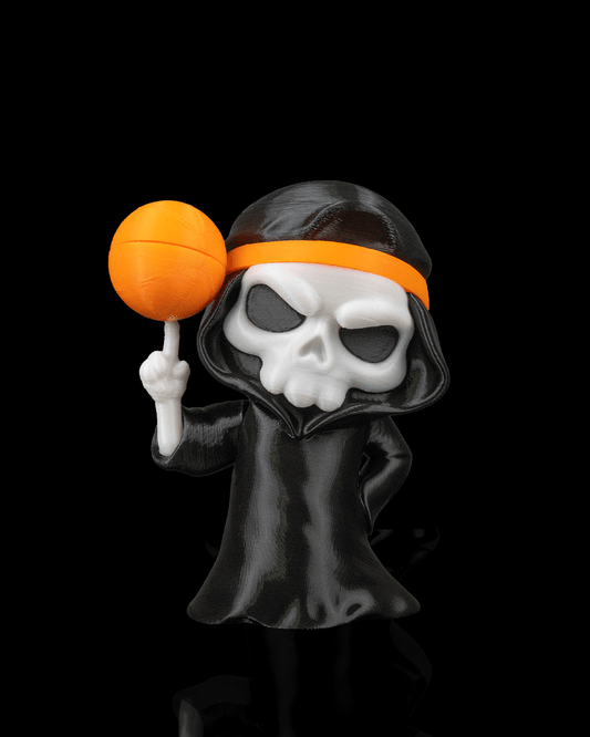 Slam Dunk Reaper Figurine – Grim Reaper with Basketball | 3D Printed Halloween Collectible | Killer Holidays Collection
