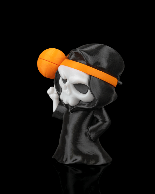 Slam Dunk Reaper Figurine – Grim Reaper with Basketball | 3D Printed Halloween Collectible | Killer Holidays Collection