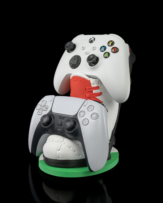 Soccer Shoe Controller Holder – Dual Stand for Xbox & PlayStation