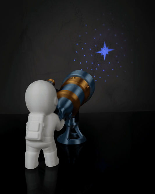 Star Watcher Night Light Astronaut with Star Projection