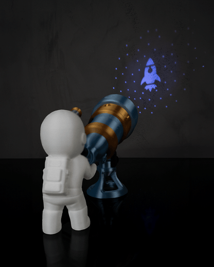 Star Watcher Night Light Astronaut with Star Projection