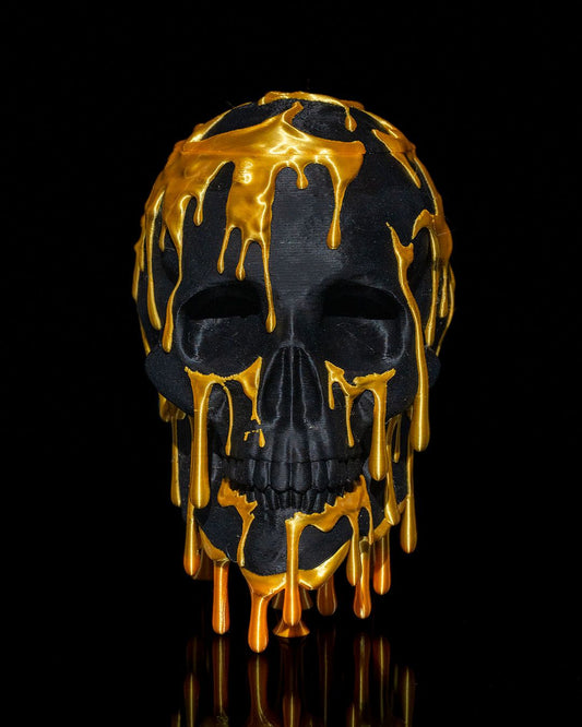 Gold Drip Skull
