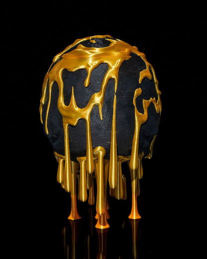 Gold Drip Skull