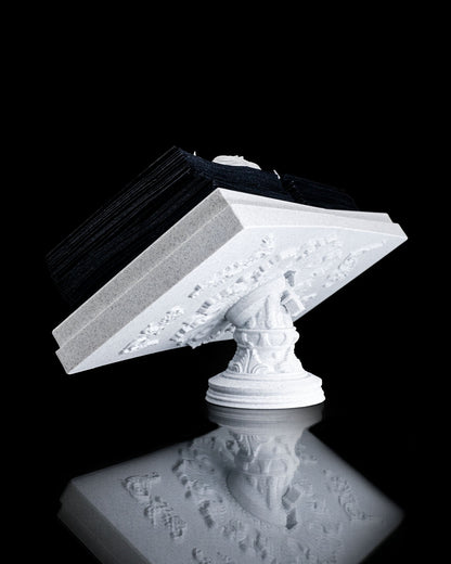 Goat Head Napkin Holder – Gothic Halloween Table Decor | Spooky Occult Kitchen Accent | 3D Printed Horror Party Prop