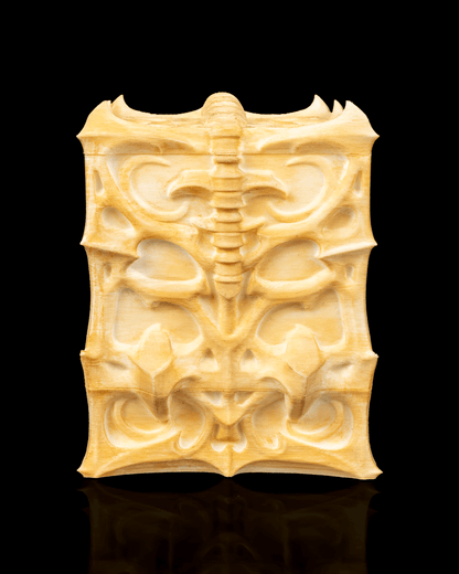 The Ossuary Bone Carved Card Deck Box
