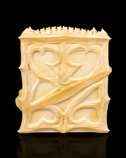 The Ossuary Bone Carved Card Deck Box