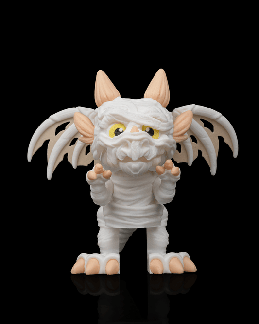 The Wrapped – Halloween Mummy Dragon Figurine | Dracoween Collection Spooky Cute 3D Printed Collectible