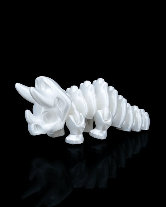 Tricera-Charm – The Three-Horned Flexi Fossil - Fusion Layer 3D